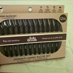 Black Dermaplaning Razor Set